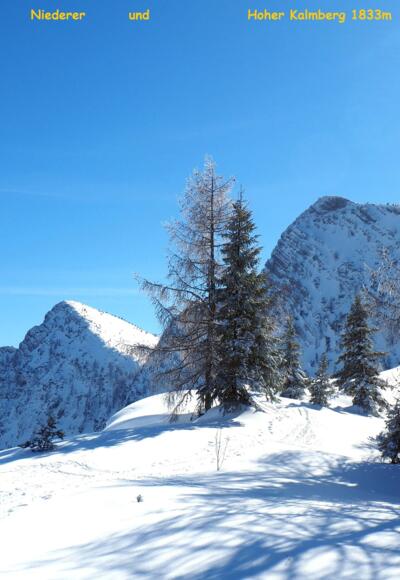 Rückblick von der Goiserer Hütte 1592m