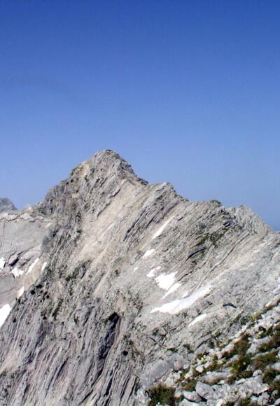 Angelmauer 2102 m im Blickfeld