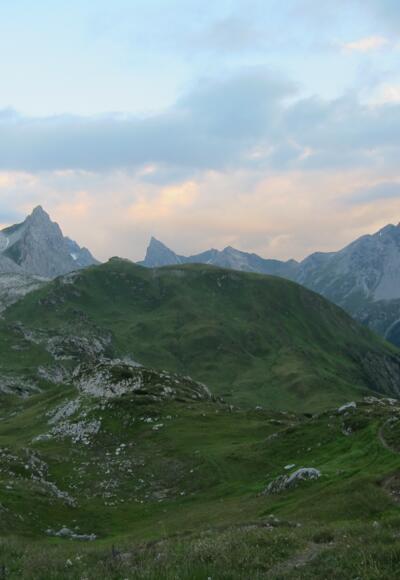 Am Weg zur Erlachalpe (17. August 2013)