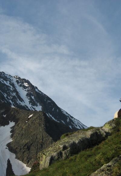 Der Aperer Freiger aufgenommen am Aufstieg zum Großen Trögler.