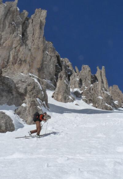 Eine grandiose Berszenerie begleitet zur Eppzirler Scharte.