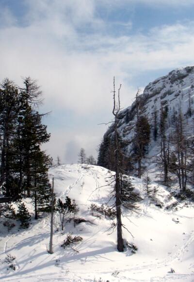 Torkoppen 1903m, vom Kamm um 1870m gesehen.