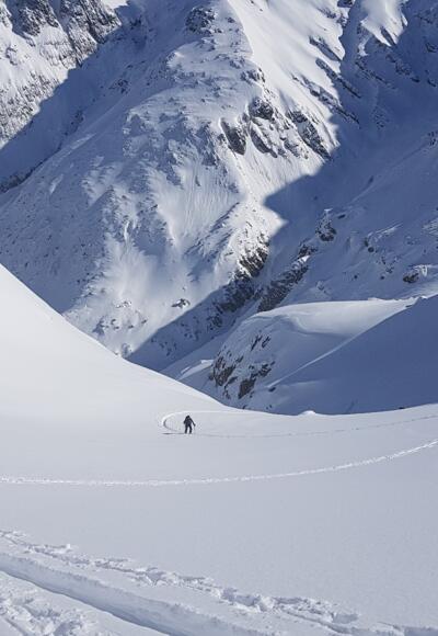 Wunderschöne Hänge vpom Fundeistal zum Galtseitejoch