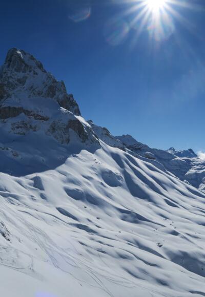 Blick nach Süden in Richtung Rohnspitze