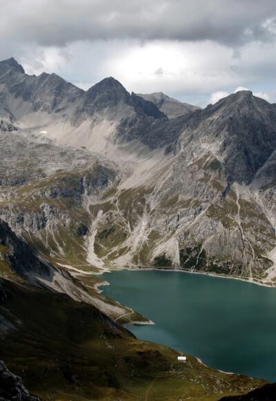 Blick auf den Lünsersee