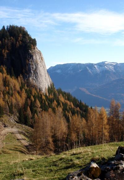 Sommeraustein 1275 m beim Abstieg