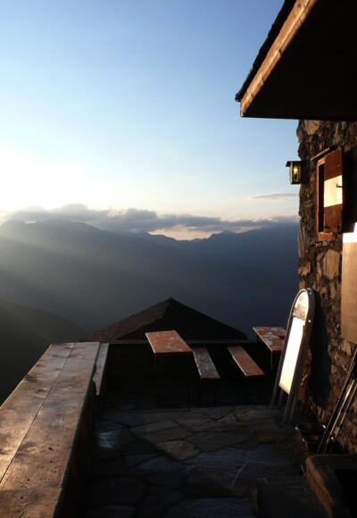 Abendruhe vor der Erlanger Hütte