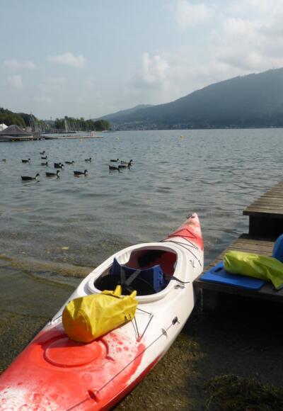 Einstieg in Altmünster am Traunsee