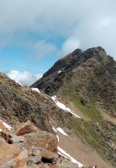 Blick zum Rotpleiskopf