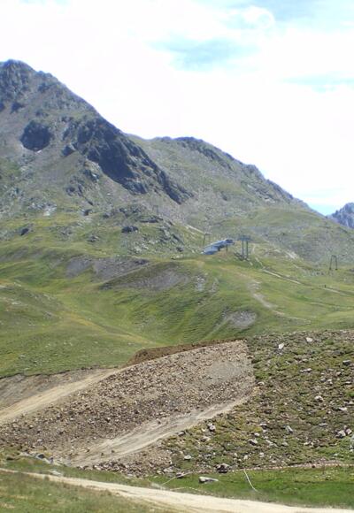 Der Große Leppleskofel von der Mooser Alm