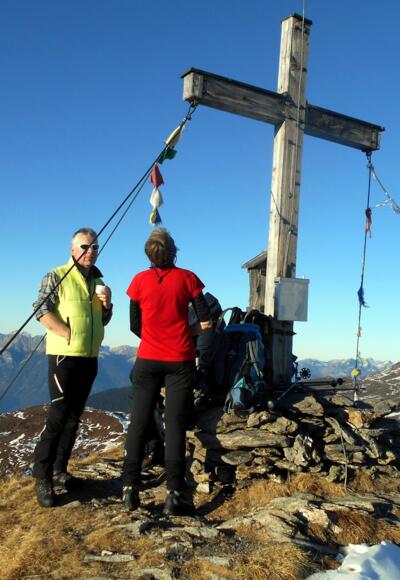 Am Gipfel des Hohen Kopfes