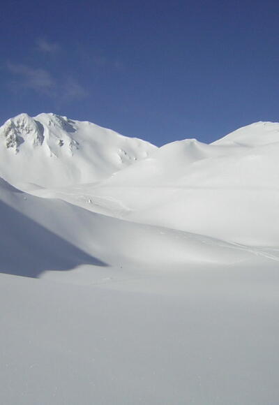 im Becken vor der Mölser Sonnenspitze