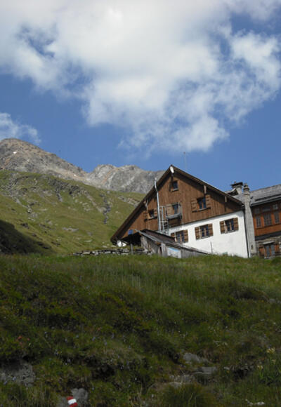Das Furtschaglhaus vom Zustiegsweg