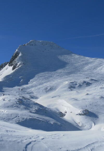 Schwarzkopf von der Bergstation
