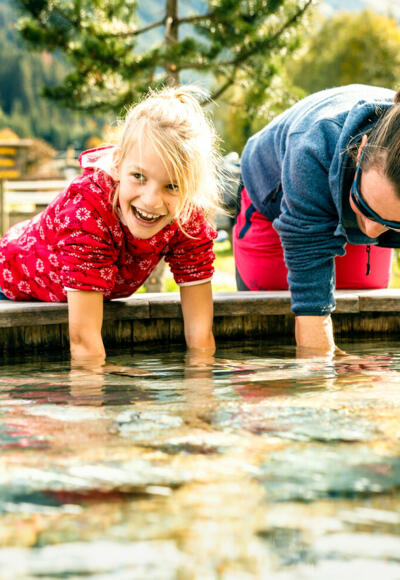 Spielplatz mit Kneippanlage