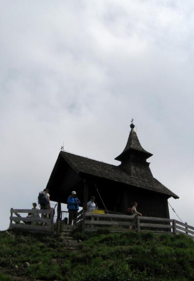 Die Kellerjochkapelle am Gipfel
