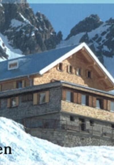 Ulmer Hütte im Winter