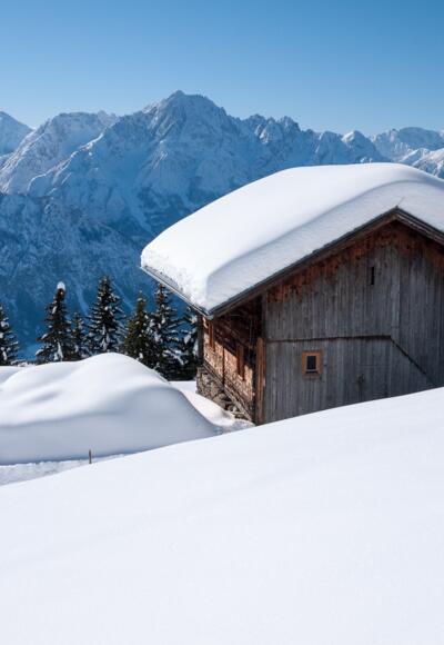 Blick von der Rottmannalm in die Lienzer Dolomiten