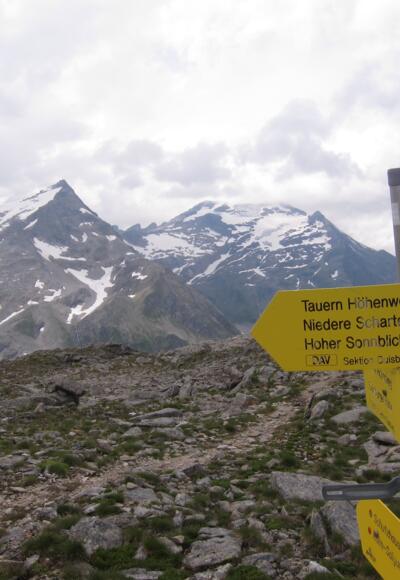 Blick zu Sonnblick und Hocharn von der Fragranter Scharte (23.07.2017)