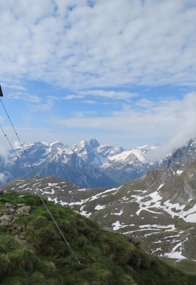 Der Gipfel im Hintergrund die Tribulaune.