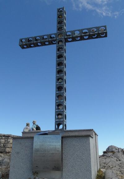 Das Europakreuz am Alberfeldkogel