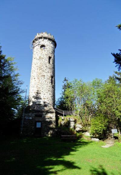 Die Kaiser Franz Josefs Warte bietet einen herrlichen Panoramablick auf das Umland.
