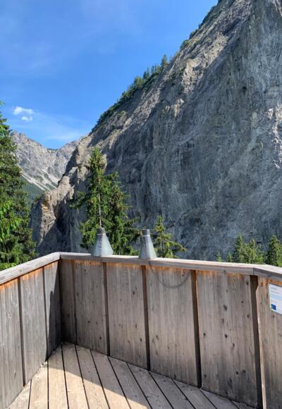 Echowand am Klangraum.Stein