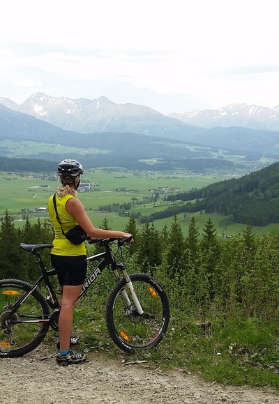 Aussicht auf Mariapfarr/Preber