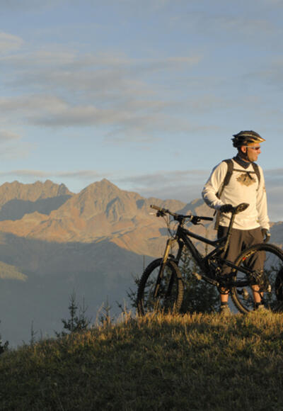 Biker unterwegs im Silbertal