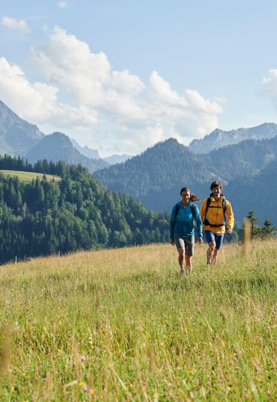 Wandern mit Ausblick in Sibratsgfäll