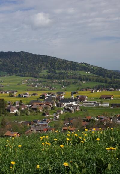 Blick auf Andelsbuch