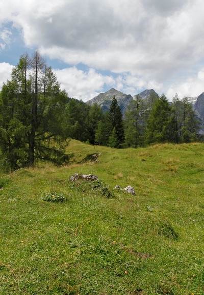 Herrgottskreuz am Weg zur Karalm in St. Martin