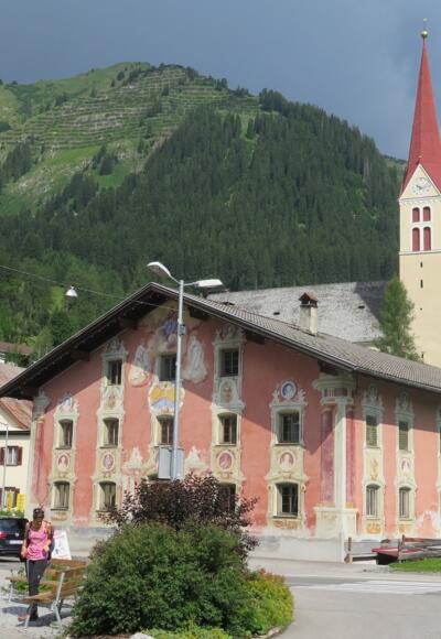 Lüftelmalerei in Holzgau