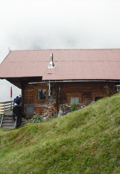 Die Pitzenalm.