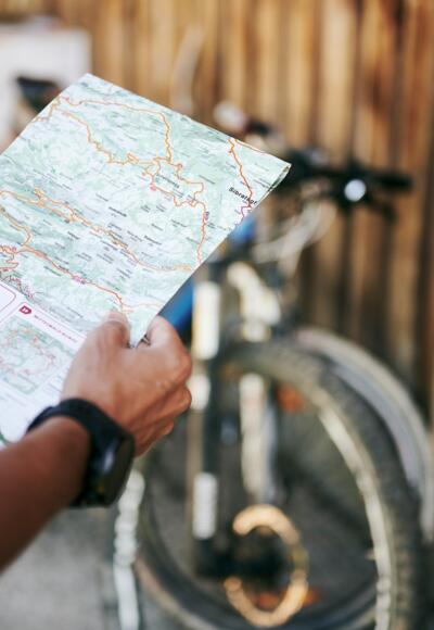 Mountainbike Karte Bregenzerwald