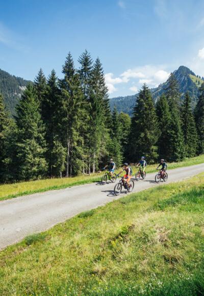 Mountainbiker in Schönenbach