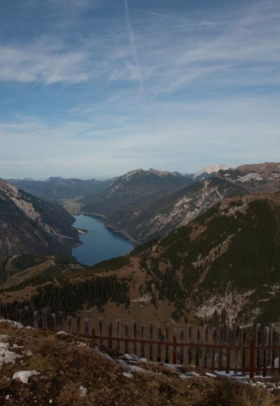 Ausblick vom Stanser Joch zum Achensee