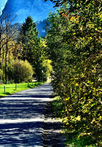 Weg entlang der Bregenzerach