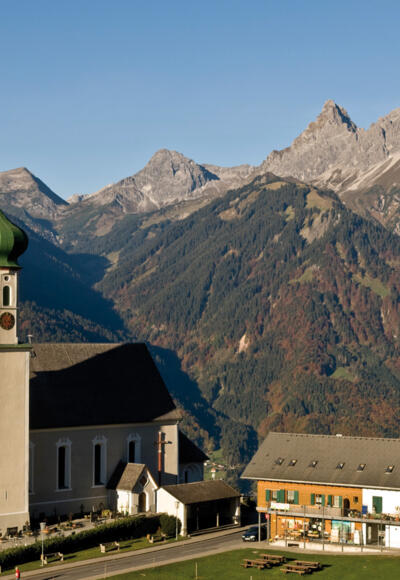 Zentrum von Bartholomäberg