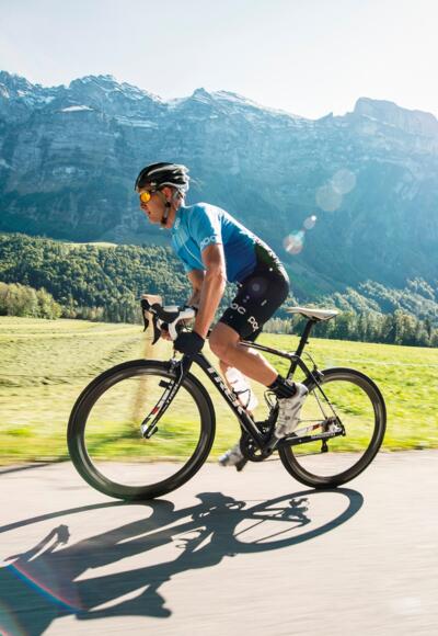 Rennradstrecke in Schnepfau