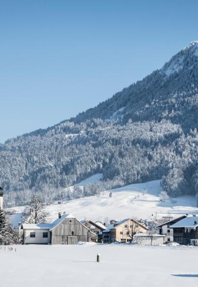 Andelsbuch im Winter