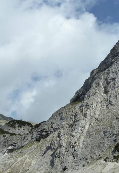 Blick zurück Richtung Lamsscharte