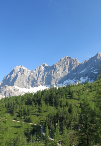 Blick zur Dachstein Südwand