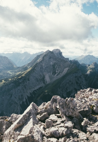 Aussicht auf der Tour