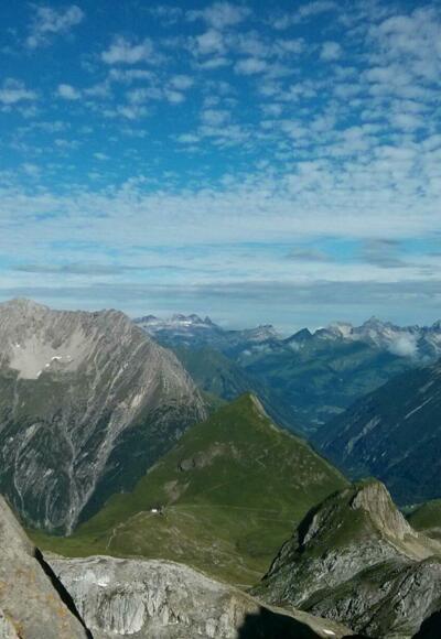 Blick Richtung Memminger Hütte