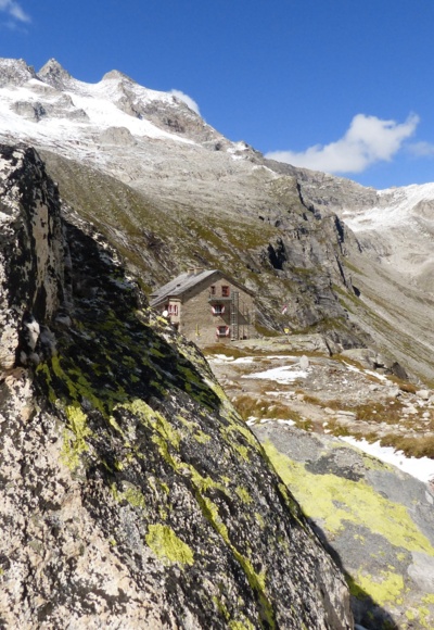Die wunderschön gelegene Richterhütte.