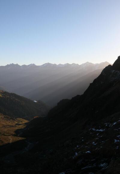 Blick zurück zum Ausgangspunkt
