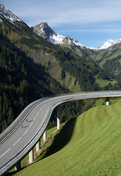 Passstraße zum Hochtannberg