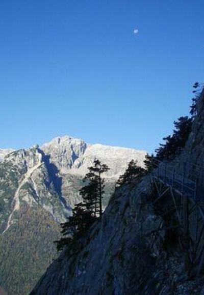 Blick nach südwest zum Hagengebirge