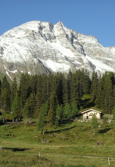 Gainschniggalm und der Hohe Sonnblick